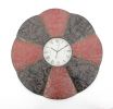 30" Red And Black Metal Analog Novelty Wall Clock
