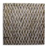 36" X 36" Silver Square Abstract Hanging Dimensional Sculpture