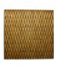 36" X 36" Gold Abstract Wood Hanging Dimensional Sculpture