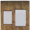 Multiple Sizes Brown Distressed Solid Wood Tabletop Picture Frame