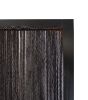 72" Brown Folding Three Panel Screen Room Divider