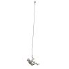 6" X 4" Silver Resin Climbing Man Hanging Dimensional Sculpture