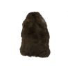 2' X 3' Green And Black Genuine Sheepskin Shag Area Rug