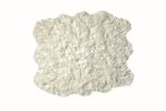 5' X 6' Off White Animal Print Shag Area Rug