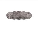 6' Gray Shag Area Rug