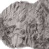 6' Gray Shag Area Rug