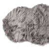 6' Gray Shag Area Rug