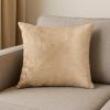 18" Natural Cowhide Throw Pillow