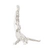 7" X 7" White Resin Diving Man Hanging Dimensional Sculpture