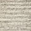 5' X 7' Gray And Ivory Wool Striped Hand Woven Area Rug