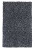 8' X 10' Black And White Shag Hand Woven Area Rug