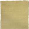 8' X 10' Canary Yellow Shag Hand Woven Area Rug