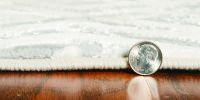 7' X 10' Sand And Light Blue Geometric Area Rug