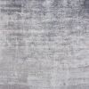 5' X 7' Slate Gray And Dark Gray Abstract Hand Loomed Area Rug