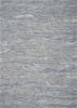 7' X 9' Blue And Beige Wool Abstract Hand Tufted Area Rug