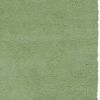 8' X 11' Green Shag Hand Woven Area Rug