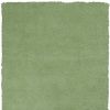 8' X 11' Green Shag Hand Woven Area Rug