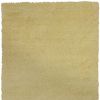 8' X 11' Canary Yellow Shag Hand Woven Area Rug