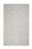 8' X 10' Gray Wool Geometric Hand Tufted Area Rug