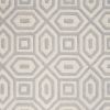 8' X 10' Gray Wool Geometric Hand Tufted Area Rug