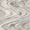 9' X 13' Gray And Tan Abstract Area Rug