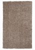 9' X 13' Beige And Brown Abstract Shag Hand Woven Area Rug