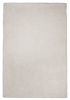 9' X 13' Ivory Shag Hand Woven Area Rug