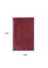 9' X 13' Polyester Red Area Rug