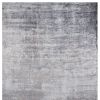 9' X 12' Slate Gray And Dark Gray Abstract Hand Loomed Area Rug