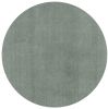 6' Slate Blue Hand Woven Round Rug