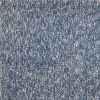 5' X 7' Indigo And Ivory Abstract Hand Woven Area Rug