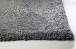 5' X 7' Gray Shag Hand Woven Area Rug