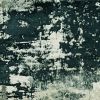 5' X 8' Silver And Charcoal Abstract Area Rug