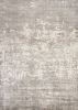 3' X 5' Beige And Ivory Abstract Hand Loomed Area Rug