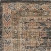 2' X 4' Brick Red Green And Brown Jute Southwestern Hand Woven Distressed Area Rug