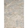 3' X 5' Sand Gray And Beige Abstract Area Rug