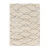 4' X 6' Ivory And Gray Chain Distressed Area Rug