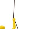 6" X 3" Yellow Resin Novelty Hanging Dimensional Sculpture