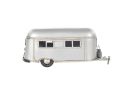 5" Silver Metal Hand Painted Decorative Air Stream inspried Tissue Box
