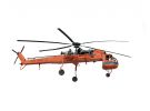 12" Orange Metal Hand Painted Model Airplane Tabletop Sculpture