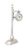 8" Nickel Metal Clock Post Tabletop Figurine