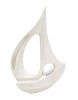 12" Nickel Aluminum Hand Painted Model Boat