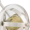 13" Nickel Metal Hand Painted Armillary Sphere Figurine