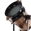 66" Brown And Bronze Metal Hand Painted Retro Movie Spotlight Figurine