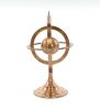 9" Brass Metal Hand Painted Armillary Figurine