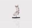 20" Off White Resin Hand Painted Horse Head Figurine