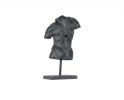 26" Stone Resin Hand Painted Male Torso Figurine