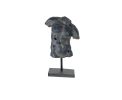 26" Stone Resin Hand Painted Male Torso Figurine