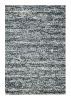 5' X 7' Ivory Blue And Gray Wool Striped Hand Woven Area Rug