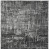 5' X 8' Gray And Dark Gray Abstract Distressed Area Rug